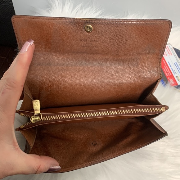 1992 authentic Louis Vuitton monogram Sarah wallet long wallet Continental - Picture 9 of 16